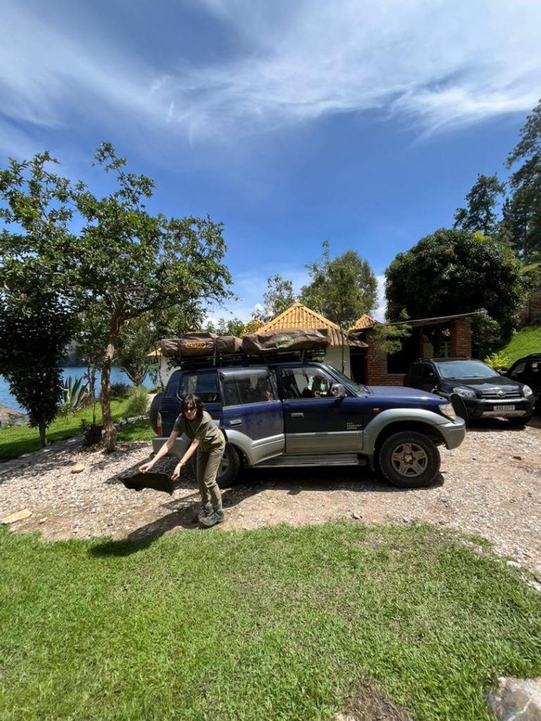 Discover the best safari vehicles for Akagera National Park. Rent a Toyota Land Cruiser, Prado, Hilux, or rooftop tent vehicle from Kigali Car Rent for a safe and unforgettable Rwanda safari.