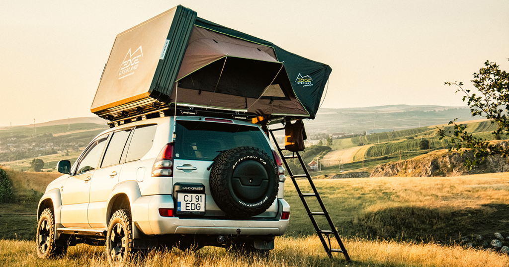 Rent a Toyota-land-cruiser-Rooftop-Tent-Rwanda