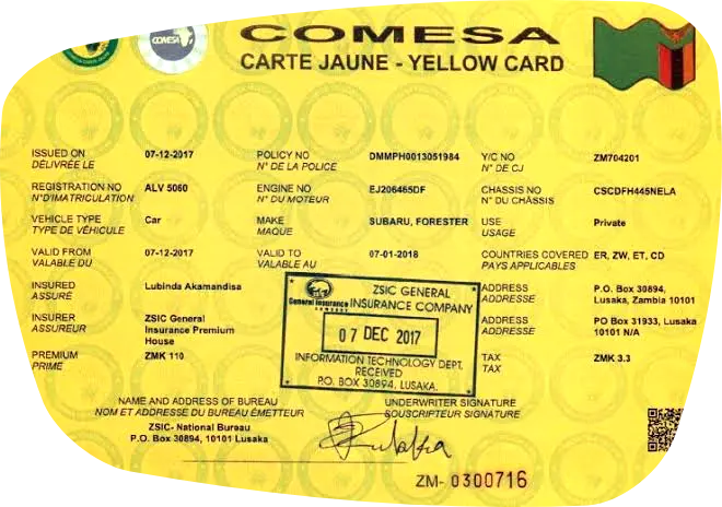 Toyota Land Cruiser with COMESA Yellow Card insurance for cross border car hire from Kigali to Uganda