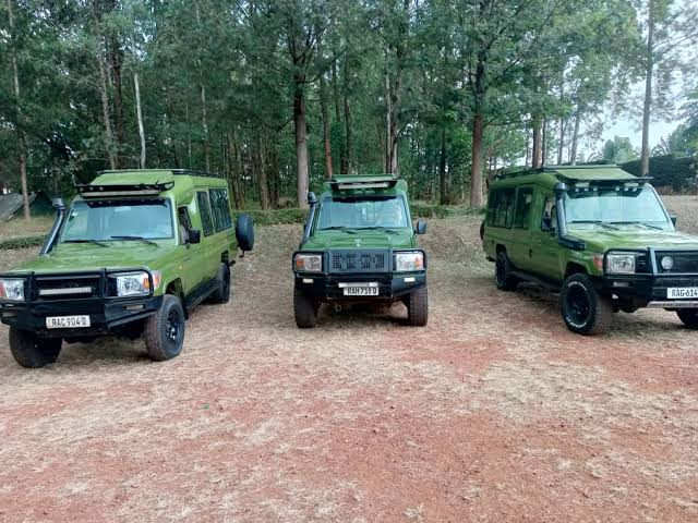 Safari Land Cruiser rental Rwanda for a 4x4 safari