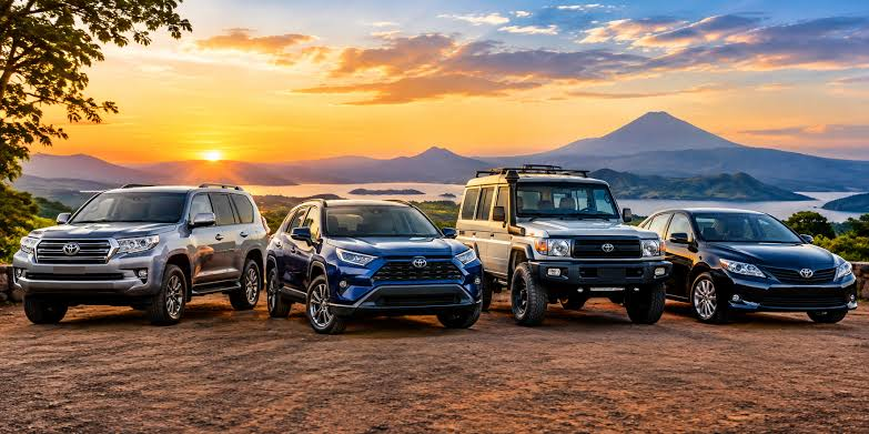 Affordable self-drive car rental in Rwanda with an SUV